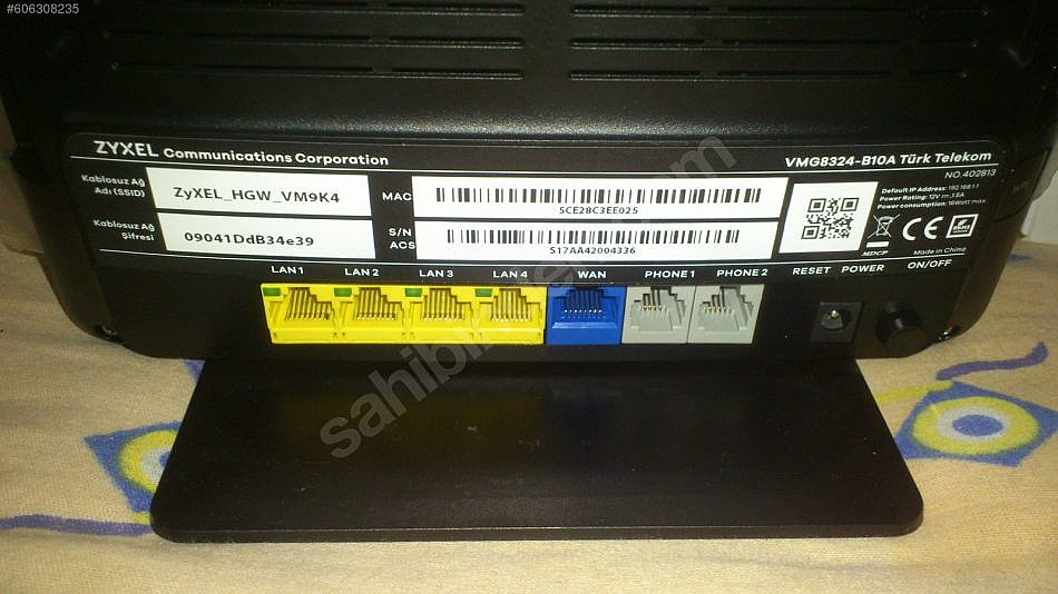Arkadaslar Su Modemin Arkasinda Dsl Portu Yok Turk Telekom Zyxel